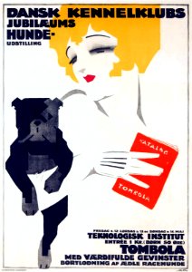BRASCH, Sven (1886-1970).  🇩🇰  Dansk Kennelklubs Jubilæums Hunde-Udstilling, 1922.
