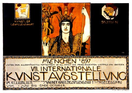 STUCK Franz von.  VII Internationale Kunst Ausstellung, München, 1897.