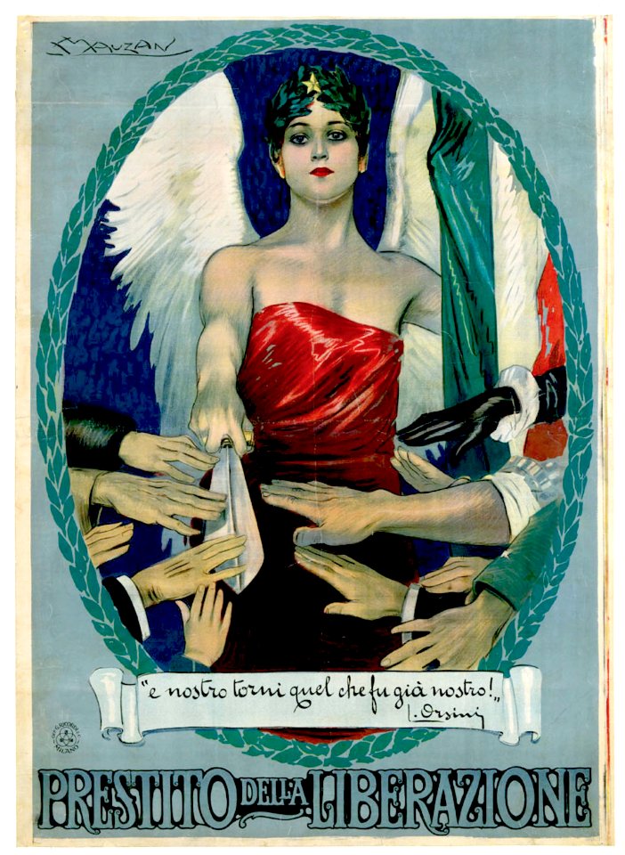 MAUZAN, Achille Lucien.  Prestito della Liberazione, 1917.
