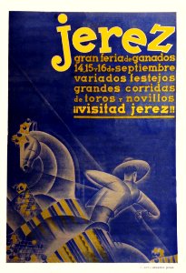 MICIANO.  Jerez, Gran feria de ganados, 1920.