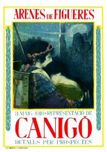 Arenes de Figueres, Representació de Canigó, May 1910.