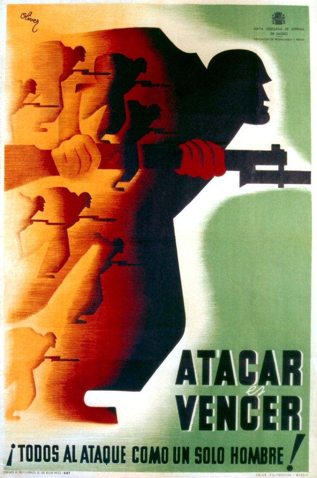 OLIVER, Amado.  Atacar es vencer, ¡Todos al ataque como un solo hombre!