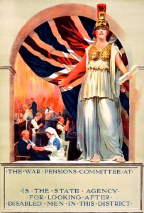 The War Pension Committee, c. 1916.