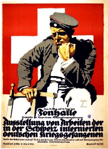 HOHLWEIN, Ludwig. Tonhalle ... Ausstellung von Arbeiten der in der Schweiz internierten deutschen Kriegsgefangenen, 1918