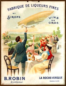 Fabrique de liqueurs fines et sirops, B. Robin, c. 1900.