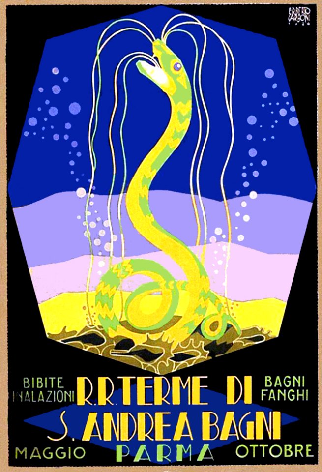 CARBONI, Erberto (LINCE).  R. R. Terme di S. Andrea Bagni, Parma, 1924.