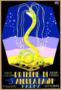 CARBONI, Erberto (LINCE).  R. R. Terme di S. Andrea Bagni, Parma, 1924.