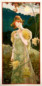 RIQUER YNGLADA, Alexandre de.  Estaciones, Otoño, 1899.