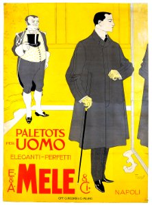 LASKOFF, Franz (François Laskowski, 1869-1921).   E. & A. Mele, Paletots per Uomo, 1900.