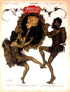EICHLER, Reinhold Max. Cover of Jugend, 1899.