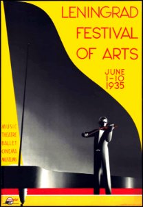 Leningrad Festival of Arts, June 1935.
