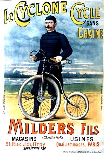 Le Cyclone, Cycle sans Chaine, 1892.