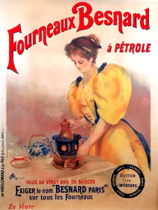 Fourneaux Besnard, à petrole, c. 1890s.