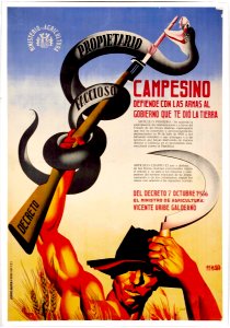 RENAU, Josep.  Campesino defiende con las armas al gobierno que te dio la tierra.