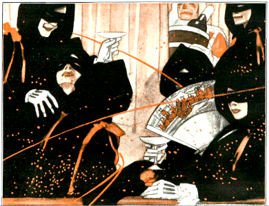 PENAGOS, Rafael de.  Illustration for La Esfera magazine, 1919.