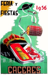 GARCÍA, José. Feria y Fiestas de San Miguel, Cáceres, 1956.