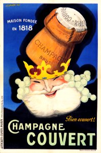 COMETTI, A.  Champagne Couvert, 1923.