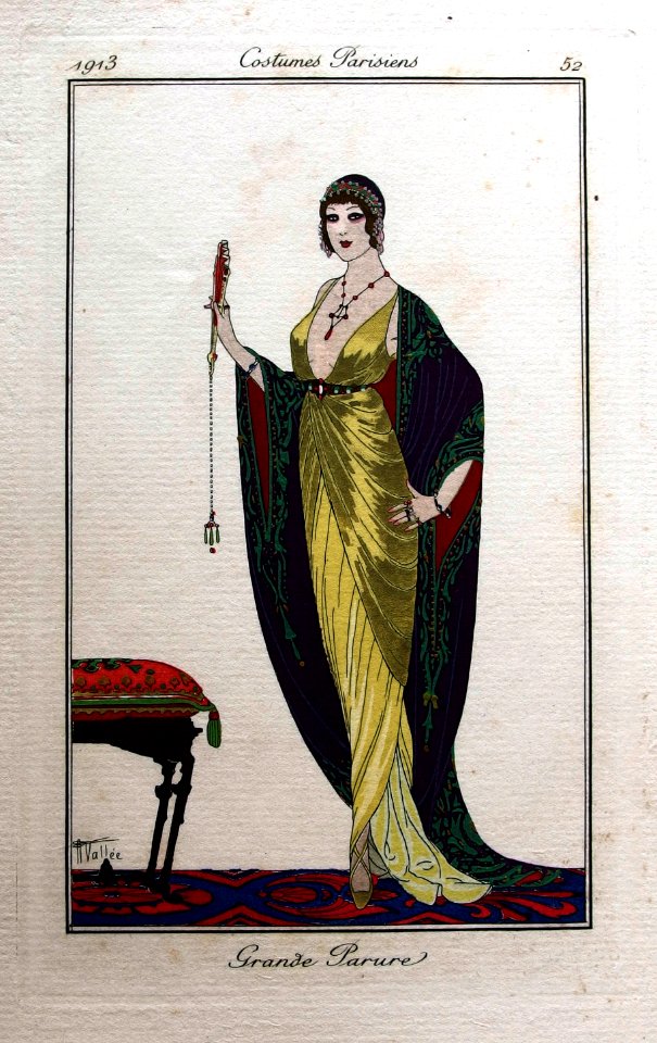 VALLÉE, Armand.  Grande Parure, Costumes Parisiens, 1913.