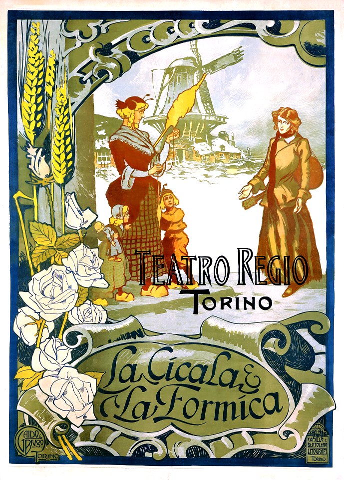 Teatro Regio, La Cicala & La Formica, 1898.