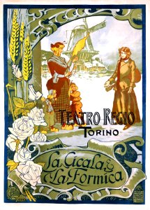 Teatro Regio, La Cicala & La Formica, 1898.
