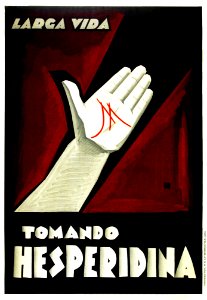 PUM.  Larga vida, Tomando Hesperidina, c. 1920.