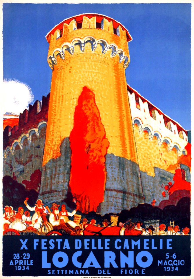 BUZZI, Daniele. Locarno, X Festa delle camelie, 1934.
