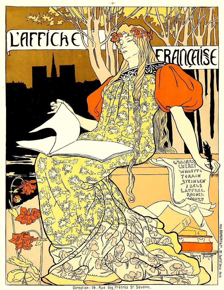 THIRIET, Henri.  L’Affiche Française, 1897.