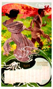 HOHENSTEIN, Adolfo.  Litografia Doyen de Luigi Simondetti, Torino, 1901.