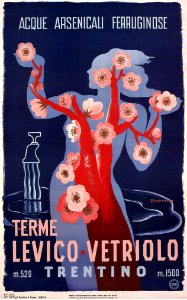 RICCOBALDI DEL BAVA, Giuseppe.  Terme Levico-Vetriolo, Trentino, 1950.