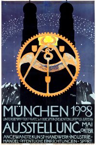 DIEZ, Julius.  München Ausstellung. 1908.