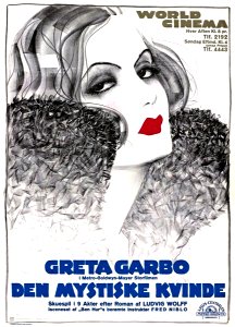 BRASCH, Sven (1886-1970).  🇩🇰  Garbo, Den Mystiske Kvinde, 1929.