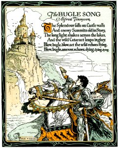 CRANE, Donn P.  "The Bugle Song", Tennyson, 1920.