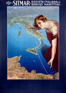 BORGONI, Mario. Sitmar, Società Italiana di Servizi Marittimi, c. 1925.