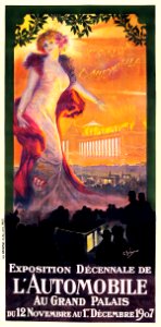 ROCHEGROSSE, Georges (1859-1938).  Exposition Décennale de l'Automobile, 1907.