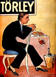 FARAGÓ, Géza (1877-1928). Ad for Törley Champagne, 1909.