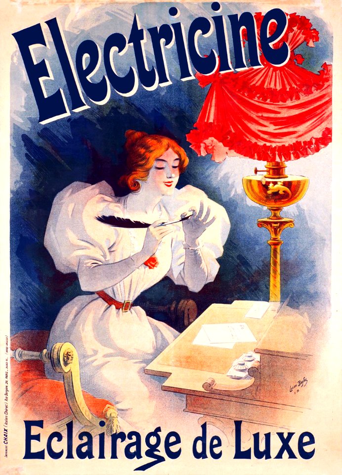 BAYLAC, Lucien.  Electricine, Eclairage de luxe, 1895.