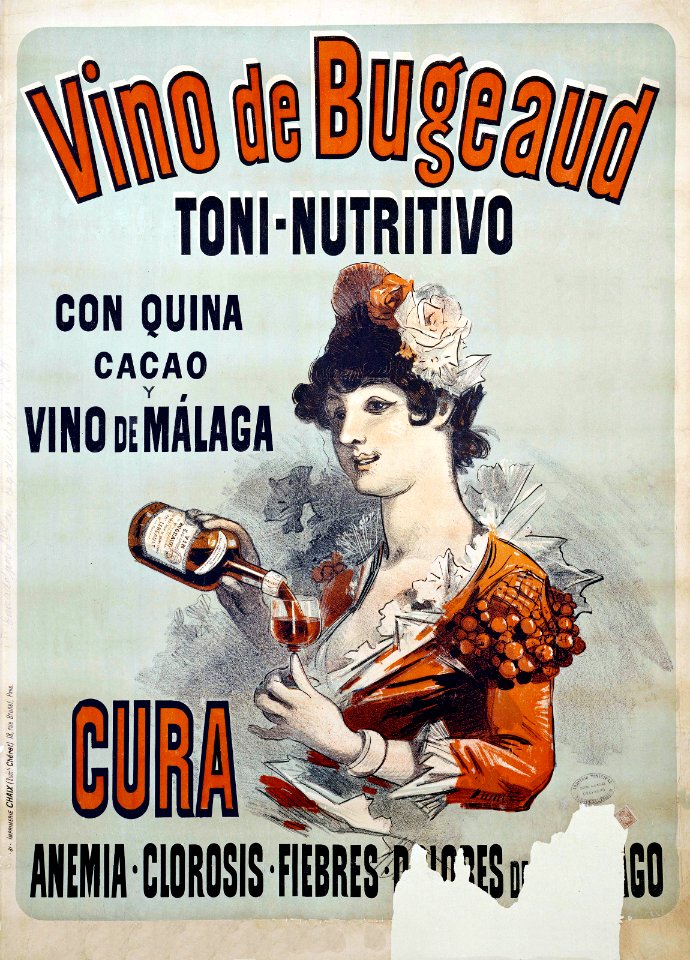 Vino de Bugeaud, c. 1887.