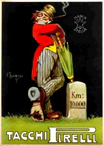 BAGNI, Silvio.  Tacchi Pirelli, 1920.