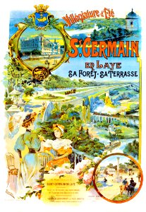 TAMAGNO, Francisco.  St. Germain en Laye, sa forêt, sa terrasse, c. 1890s.