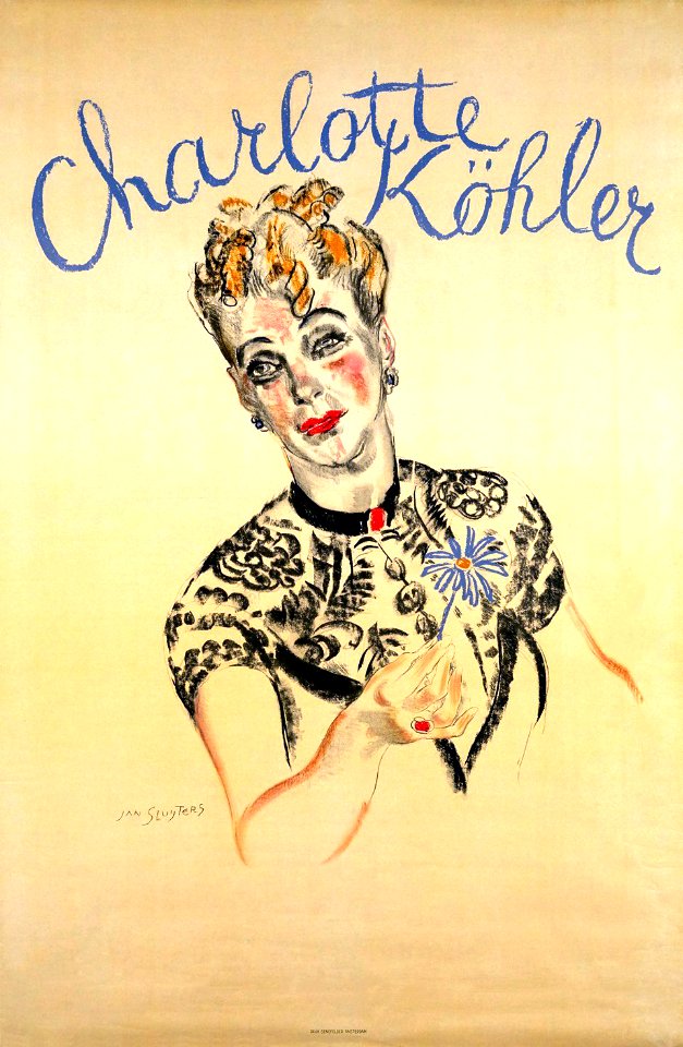 SLUYTERS, Jan.  Charlotte Köhler, c. 1925.