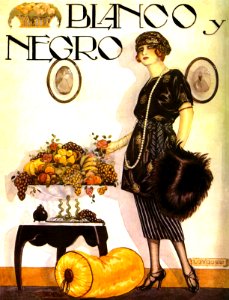LOYGORRI PIMENTEL, José.  Cover of Blanco y Negro, 1920.