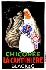 DUPIN, Léon (1898-1971). 🇫🇷  Chicorée, La Cantinière, 1934.
