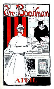 FLAGG, James Montgomery (1870-1960). 🇺🇸  The Bookman, April 1896.