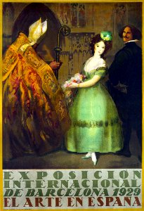 CANALS y LLAMBI,  Ricardo.  Exposición internacional de Barcelona, El arte in España, 1929.
