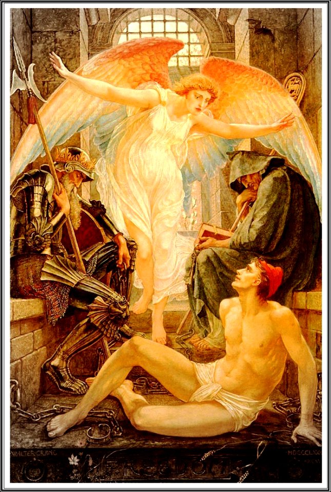CRANE, Walter (1845-1915). ‘Freedom’, 1892.