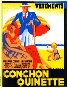 Le TOURNEUR, René.  Vêtements, Conchon Quinette, 1930.