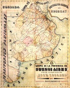 Provincia de Buenos Aires, 1882.