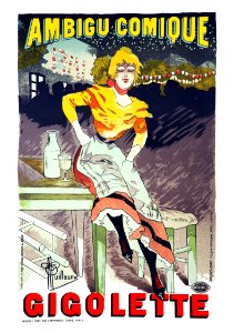 GUILLAUME, Albert.  Ambigu Comique, Gigolette, 1900.
