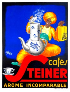 ROBYS (Robert WOLFF).  Cafés Steiner, 1950.