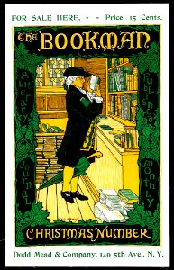 RHEAD, Louis (1857-1926). The Bookman, Christmas Number, 1895.. Free illustration for personal and commercial use.
